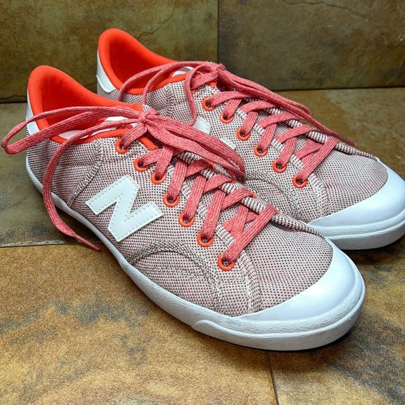 New Balance Shoes - New Balance Womens WLPROBWB Beige White Lace Up Comfort Sneaker Shoes Size 9
